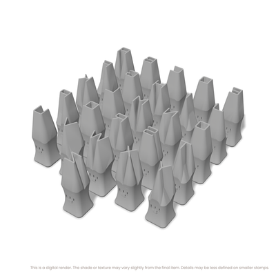 Orbitron | All Caps | Alphabet Stamp Sets - Ceramind® Tools