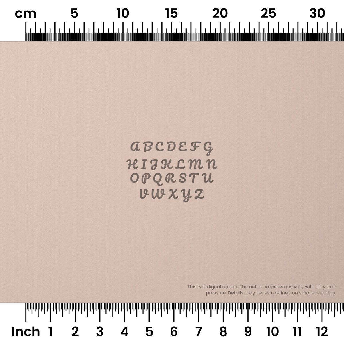 Pacifico | All Caps | Alphabet Stamp Sets - Ceramind® Tools
