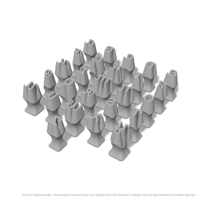 Pacifico | All Caps | Alphabet Stamp Sets - Ceramind® Tools
