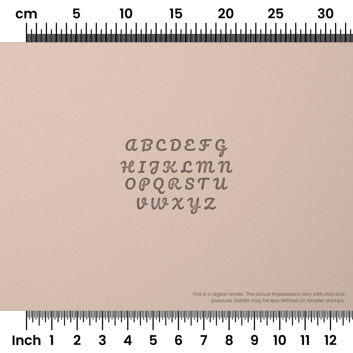 Pacifico | All Caps | Alphabet Stamp Sets - Ceramind® Tools