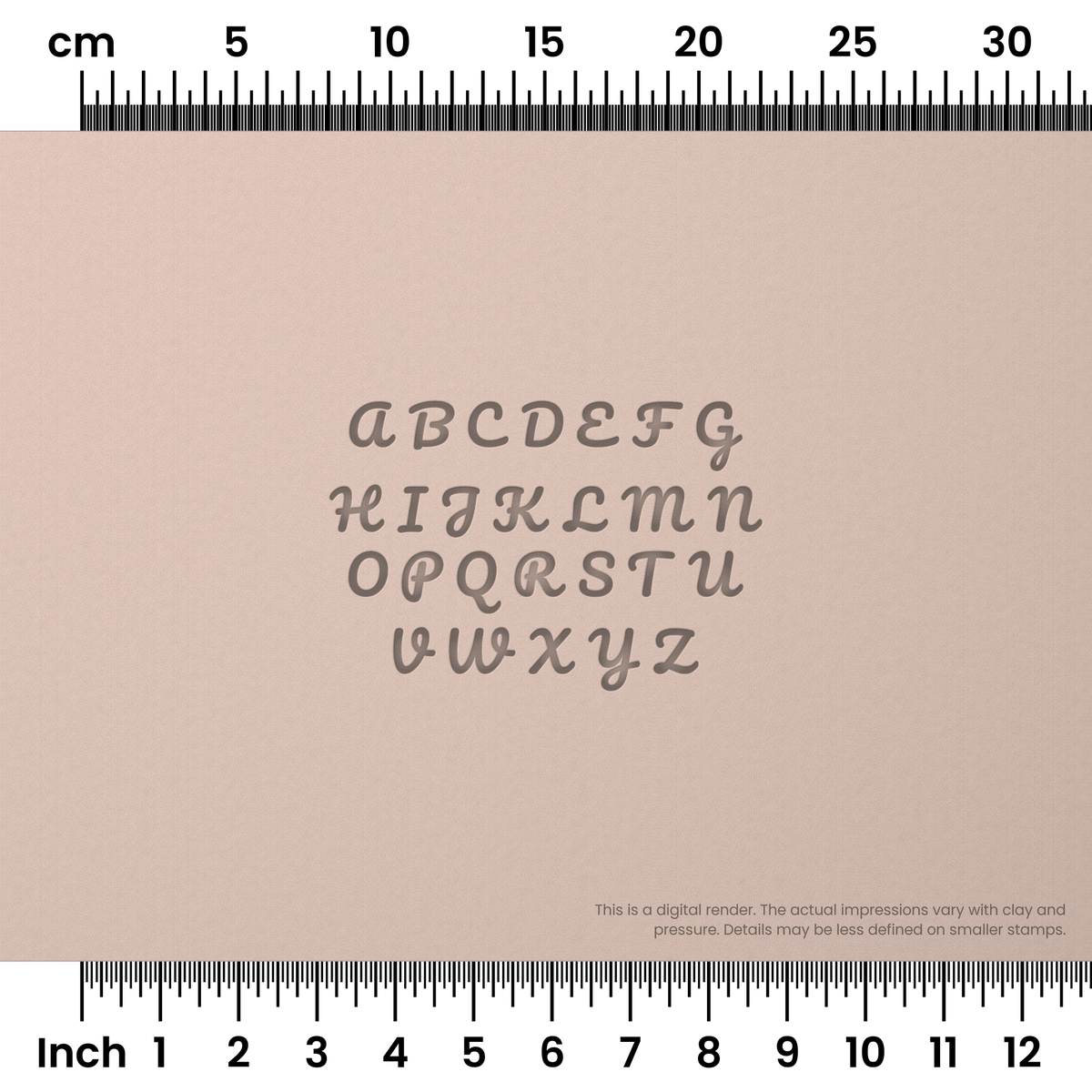 Pacifico | All Caps | Alphabet Stamp Sets - Ceramind® Tools