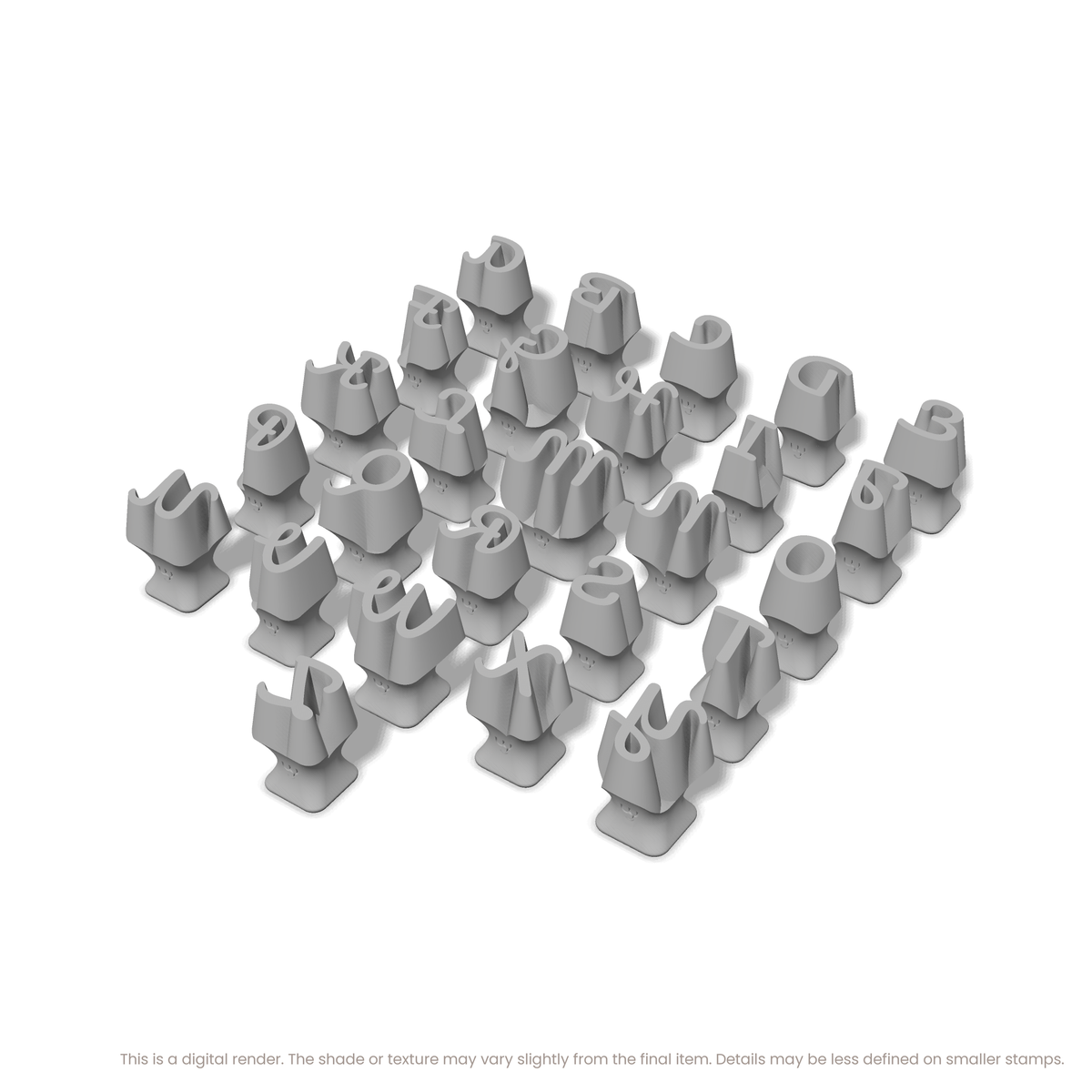 Pacifico | All Caps | Alphabet Stamp Sets - Ceramind® Tools