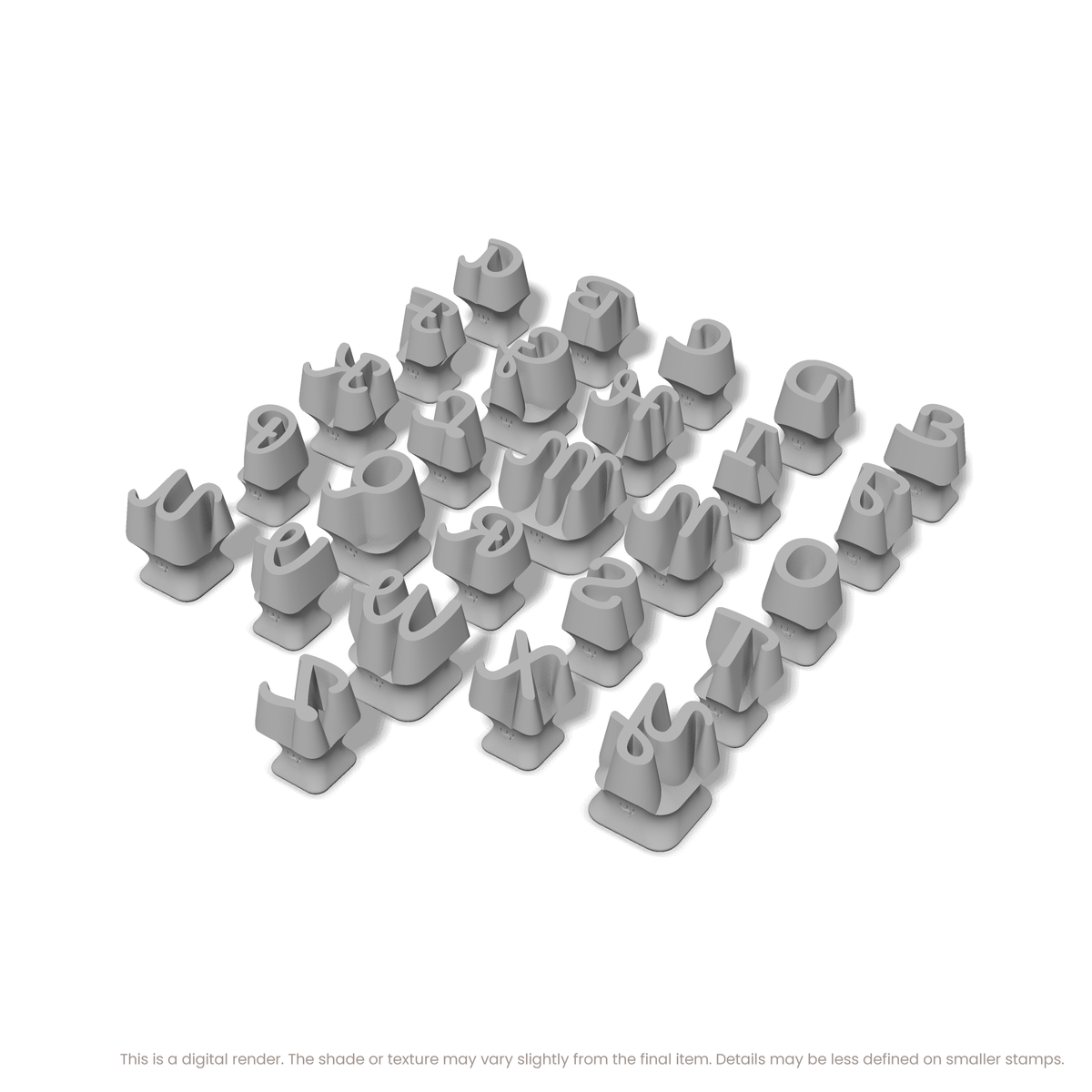 Pacifico | All Caps | Alphabet Stamp Sets - Ceramind® Tools
