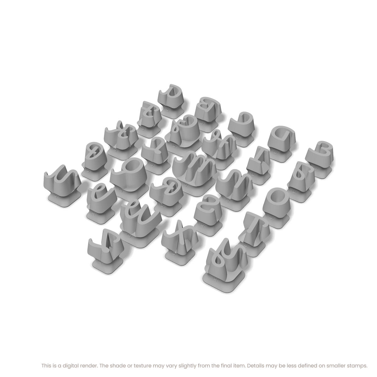 Pacifico | All Caps | Alphabet Stamp Sets - Ceramind® Tools