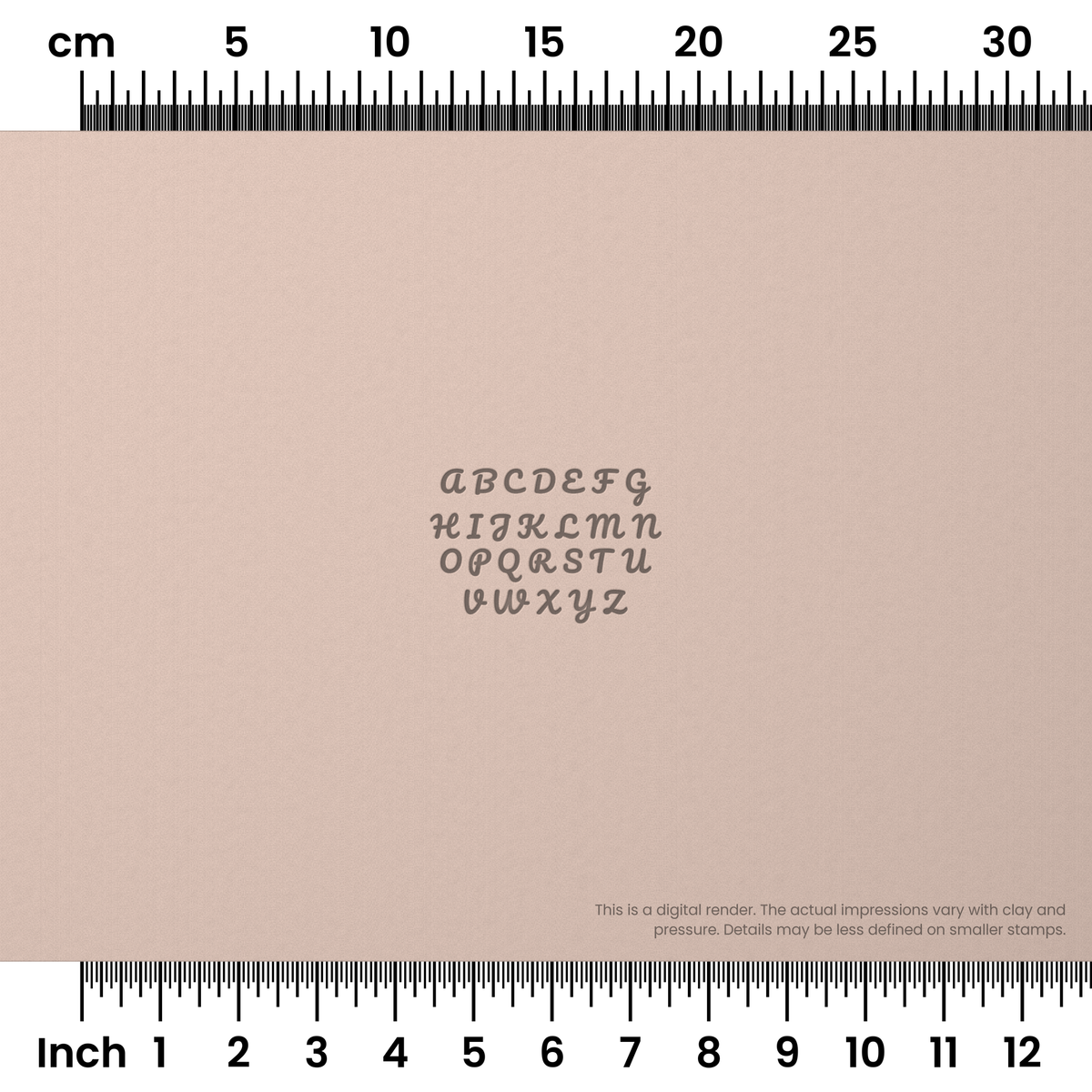 Pacifico | All Caps | Alphabet Stamp Sets - Ceramind® Tools