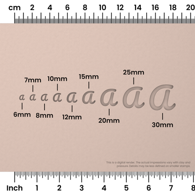 Pacifico | All Caps | Alphabet Stamp Sets - Ceramind® Tools