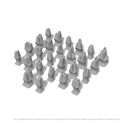 Pacifico | Lowercase | Alphabet Stamp Sets - Ceramind® Tools