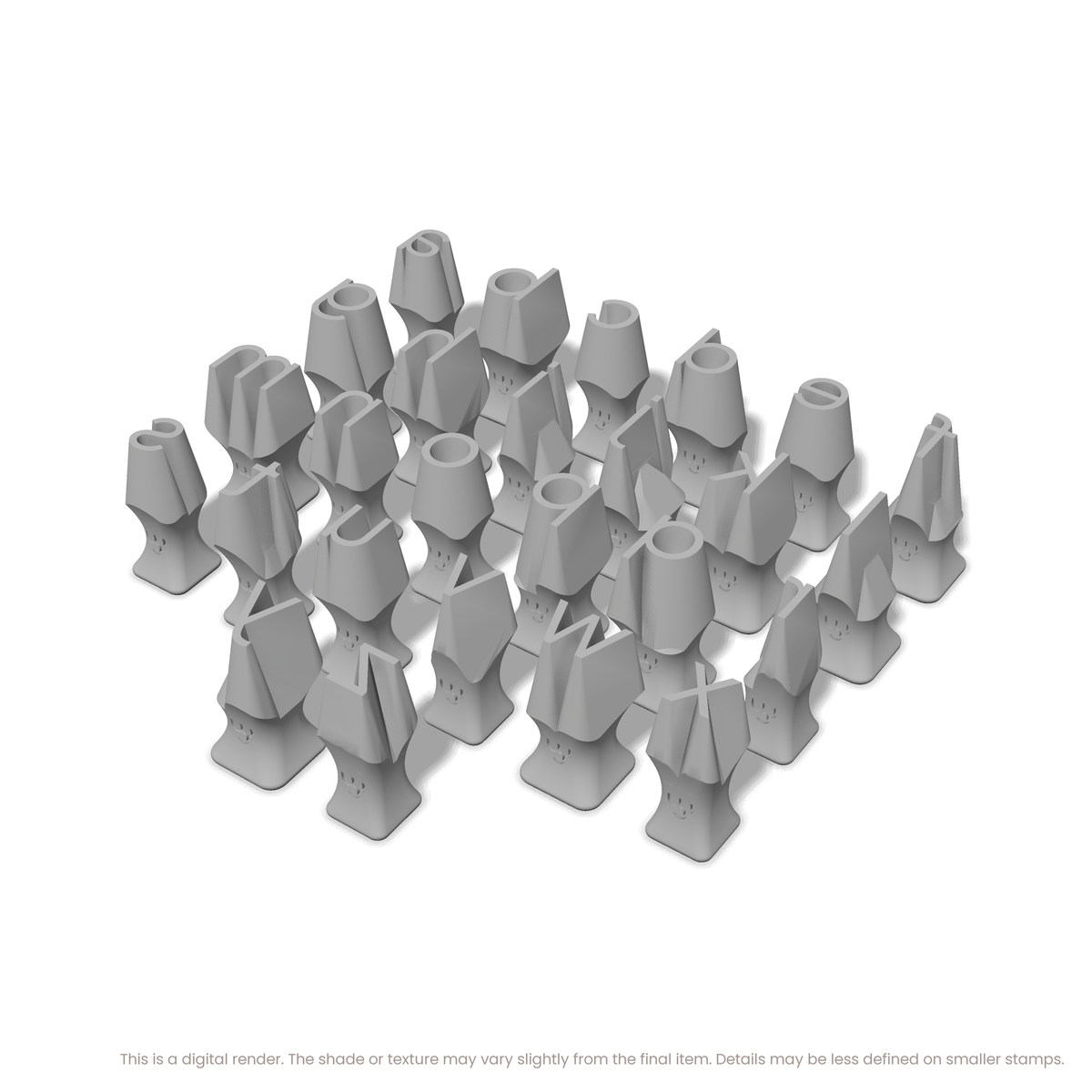 Plus Jakarta Sans | Lowercase | Alphabet Stamp Sets - Ceramind® Tools