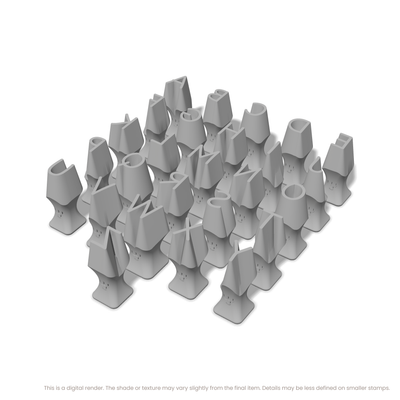 Playpen Sans | All Caps | Alphabet Stamp Sets - Ceramind® Tools