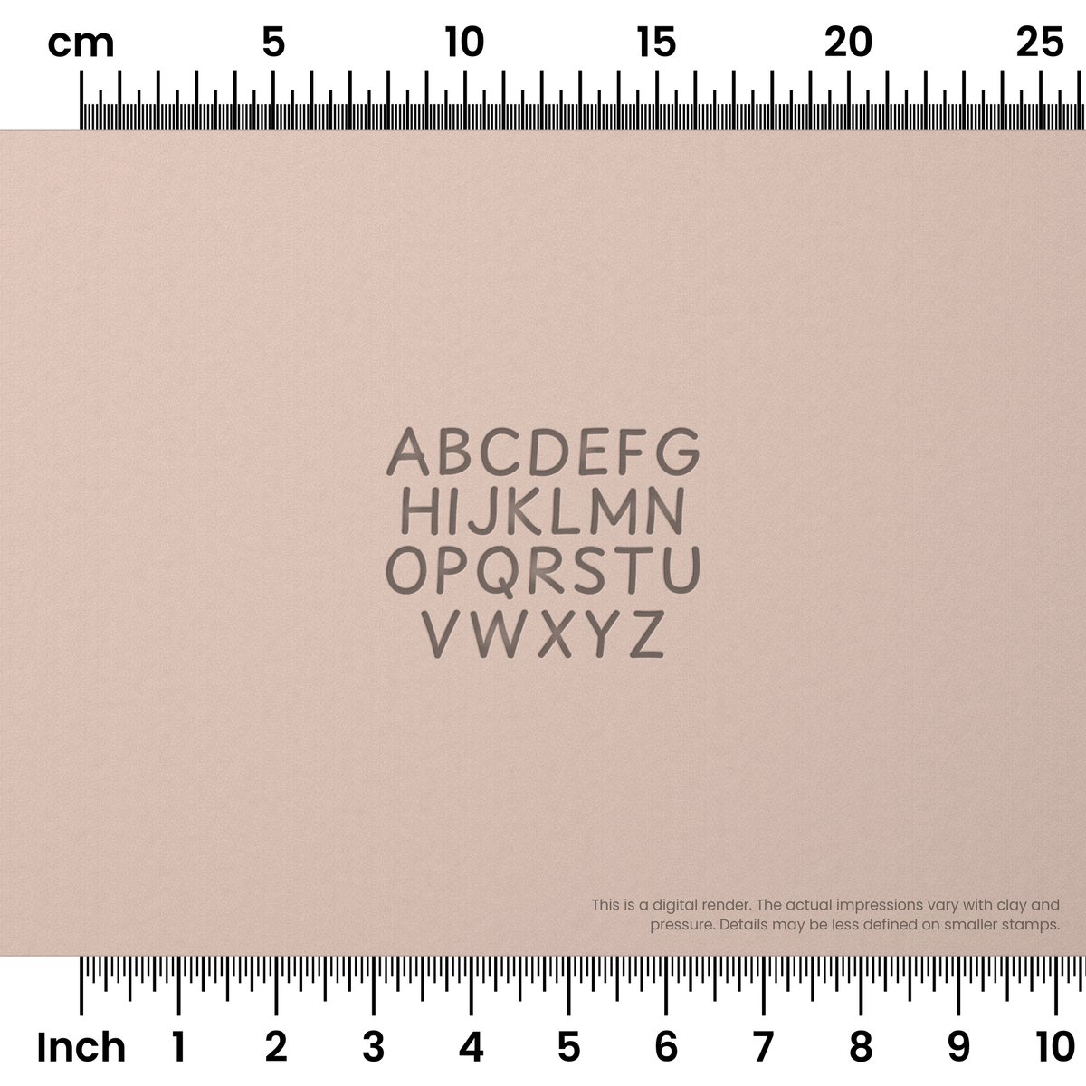 Playpen Sans | All Caps | Alphabet Stamp Sets - Ceramind® Tools