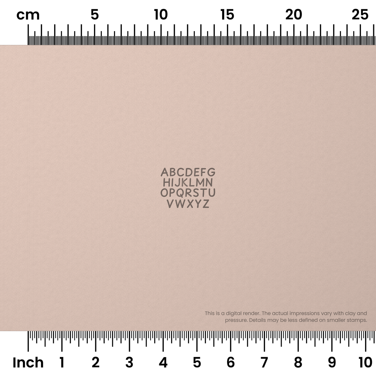 Playpen Sans | All Caps | Alphabet Stamp Sets - Ceramind® Tools