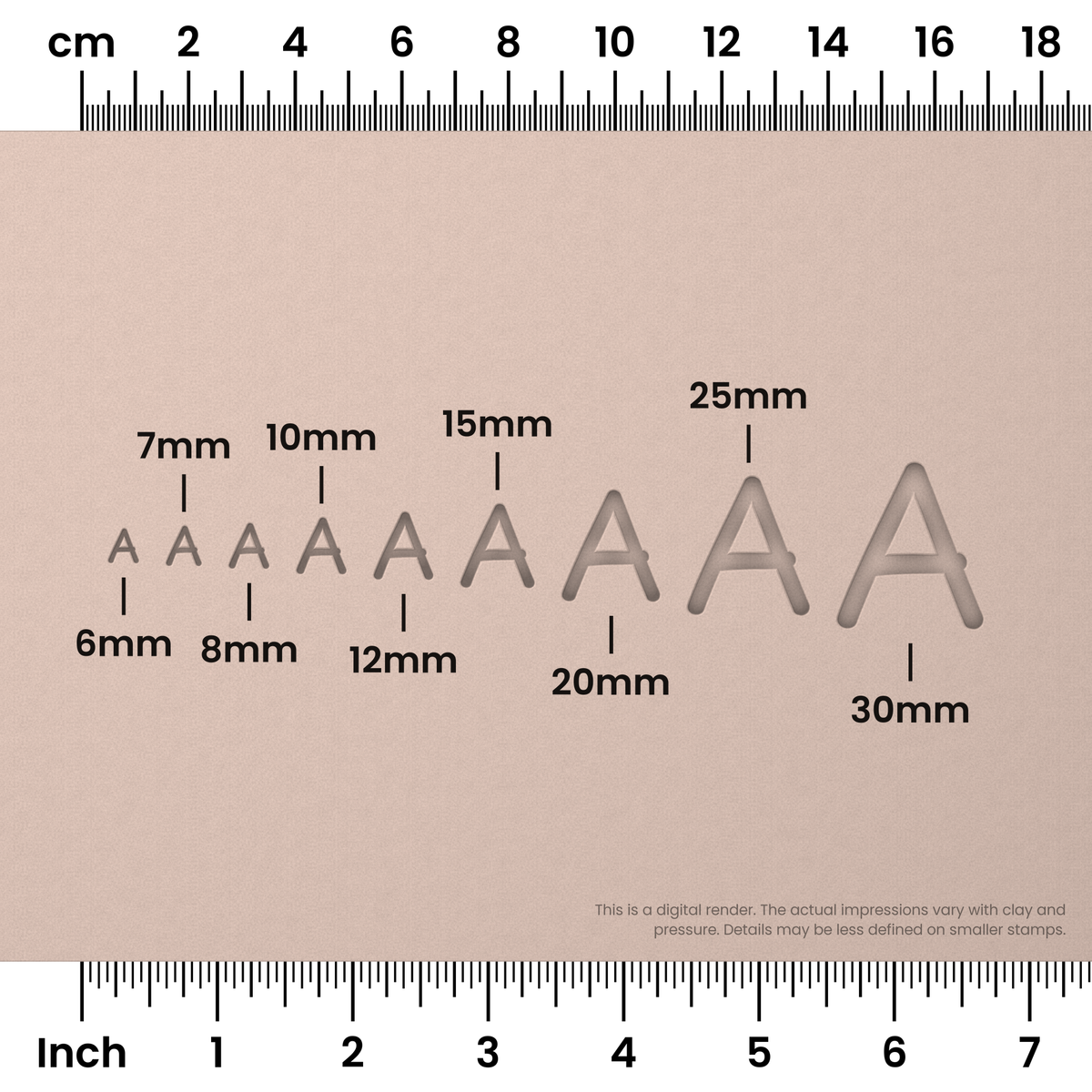Playpen Sans | All Caps | Alphabet Stamp Sets - Ceramind® Tools