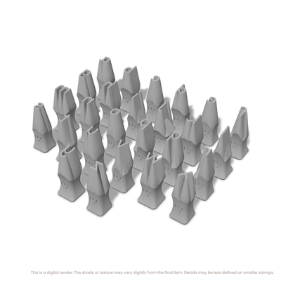 Playpen Sans | Lowercase | Alphabet Stamp Sets - Ceramind® Tools