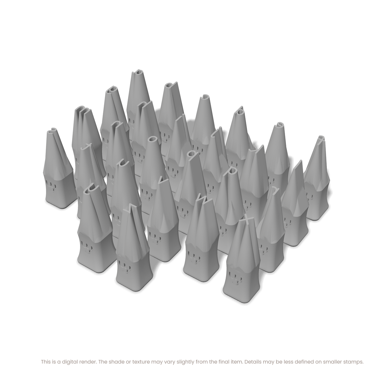 Playpen Sans | Lowercase | Alphabet Stamp Sets - Ceramind® Tools