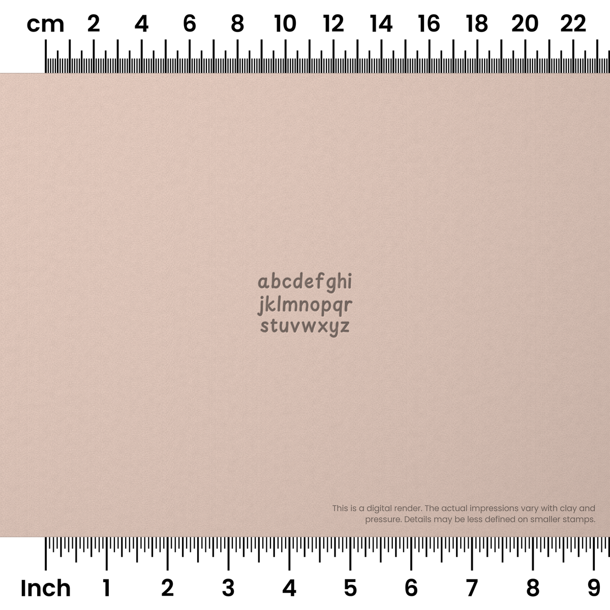 Playpen Sans | Lowercase | Alphabet Stamp Sets - Ceramind® Tools