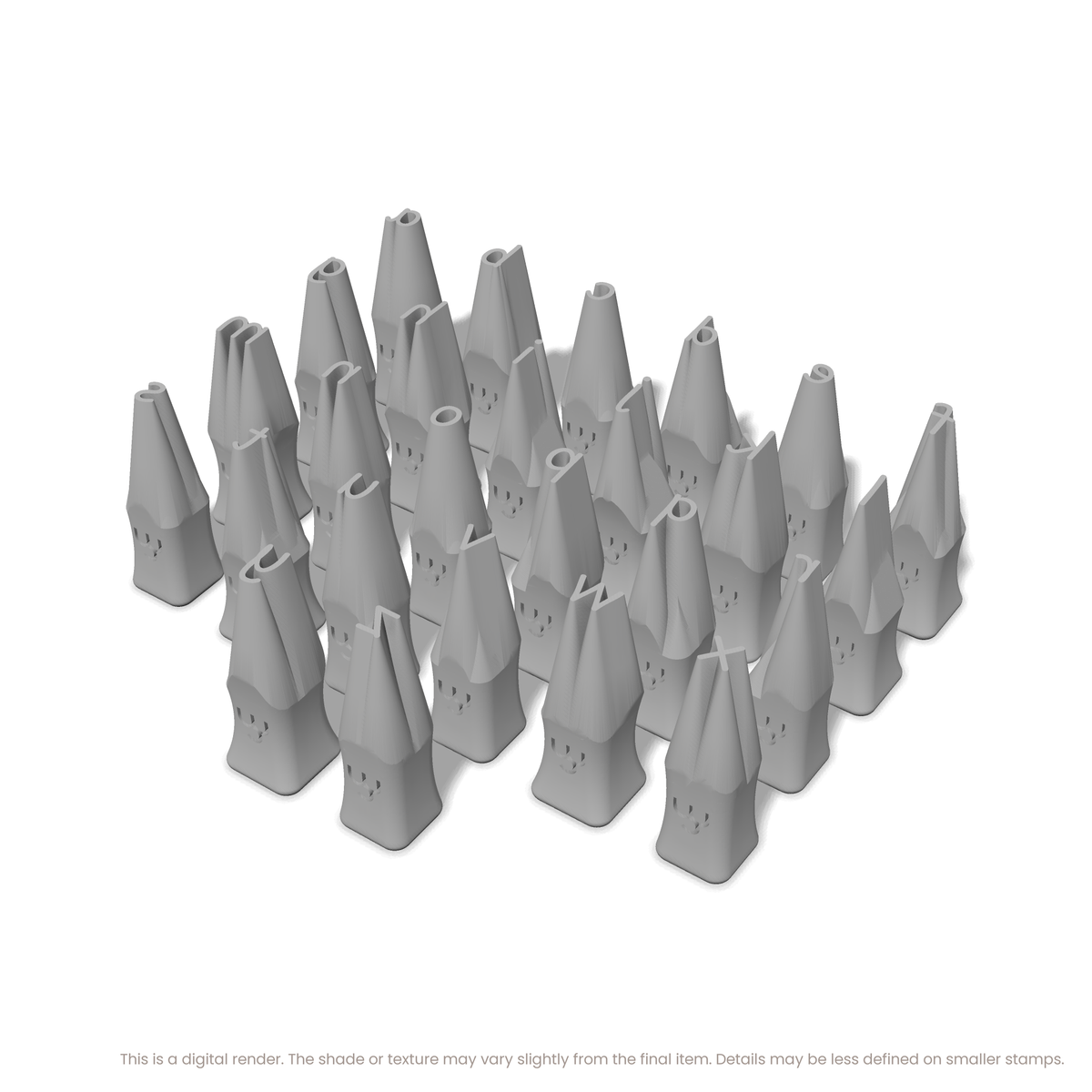 Playpen Sans | Lowercase | Alphabet Stamp Sets - Ceramind® Tools