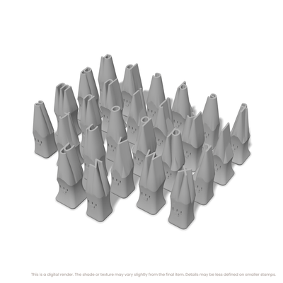 Playpen Sans | Lowercase | Alphabet Stamp Sets - Ceramind® Tools