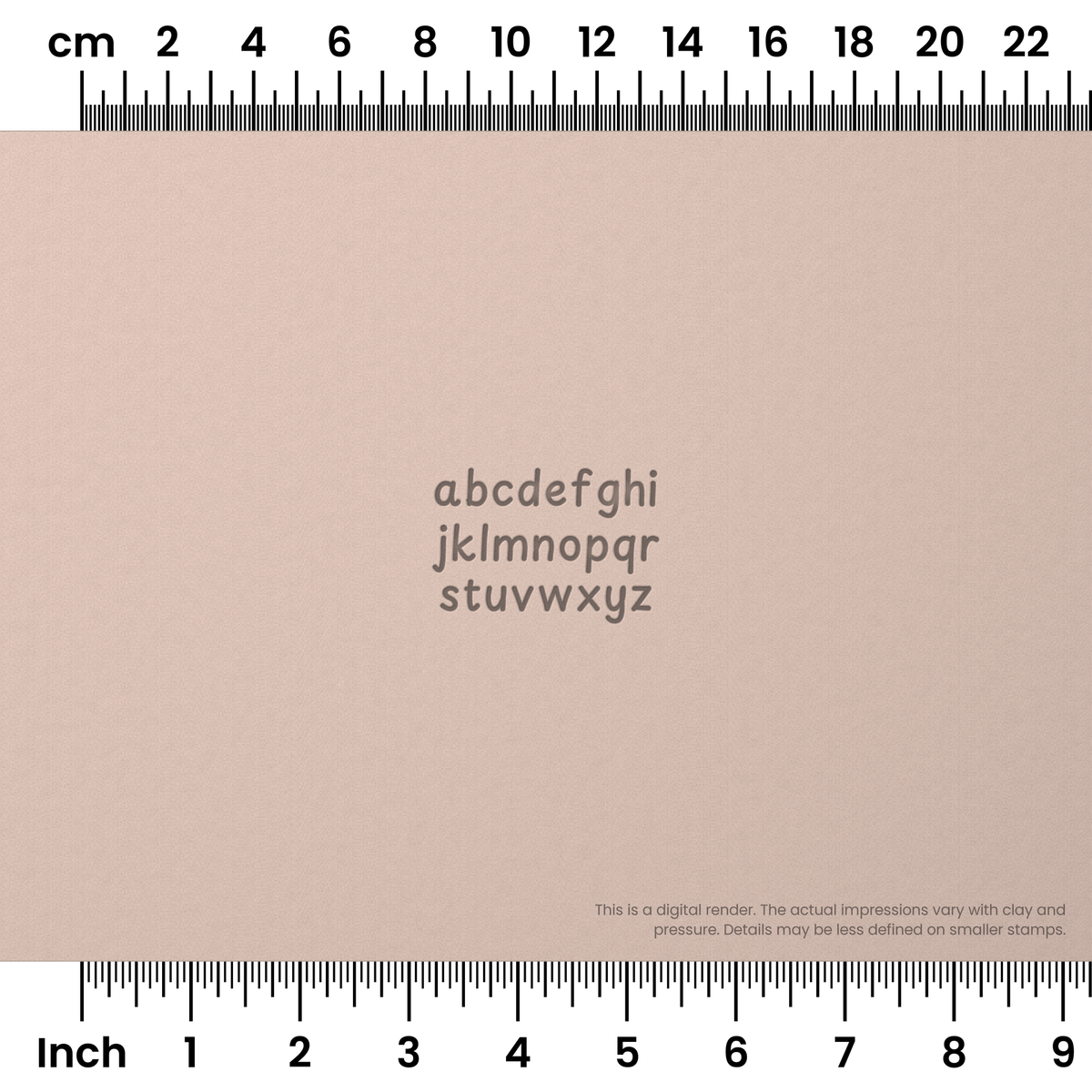 Playpen Sans | Lowercase | Alphabet Stamp Sets - Ceramind® Tools