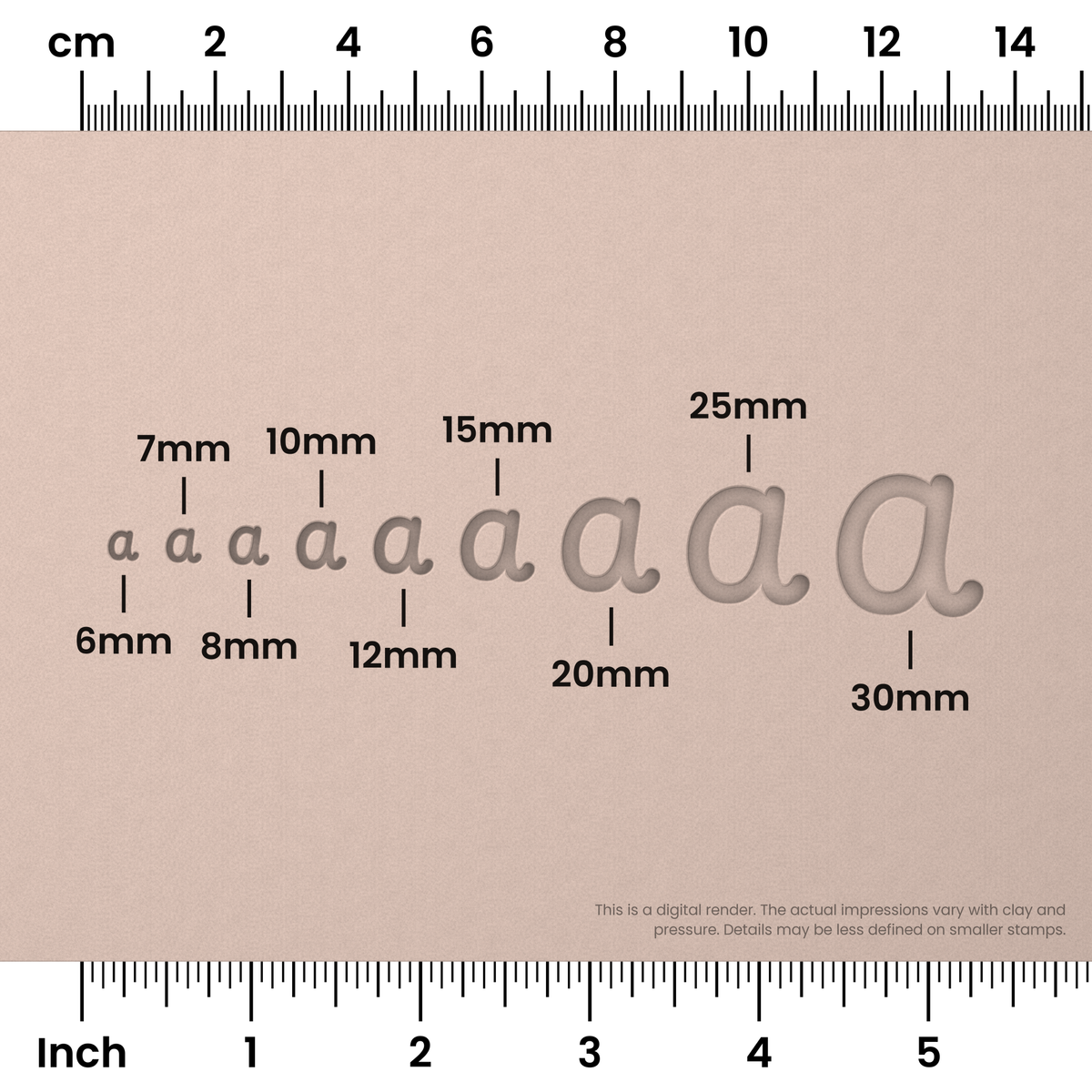Playpen Sans | Lowercase | Alphabet Stamp Sets - Ceramind® Tools