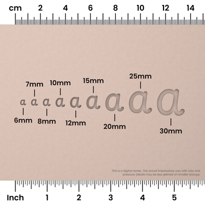 Playpen Sans | Lowercase | Alphabet Stamp Sets - Ceramind® Tools