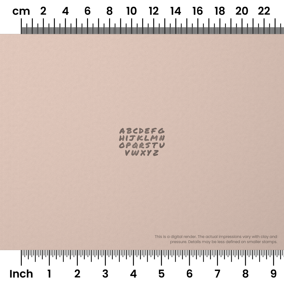 Permanent Marker | Lowercase | Alphabet Stamp Sets - Ceramind® Tools