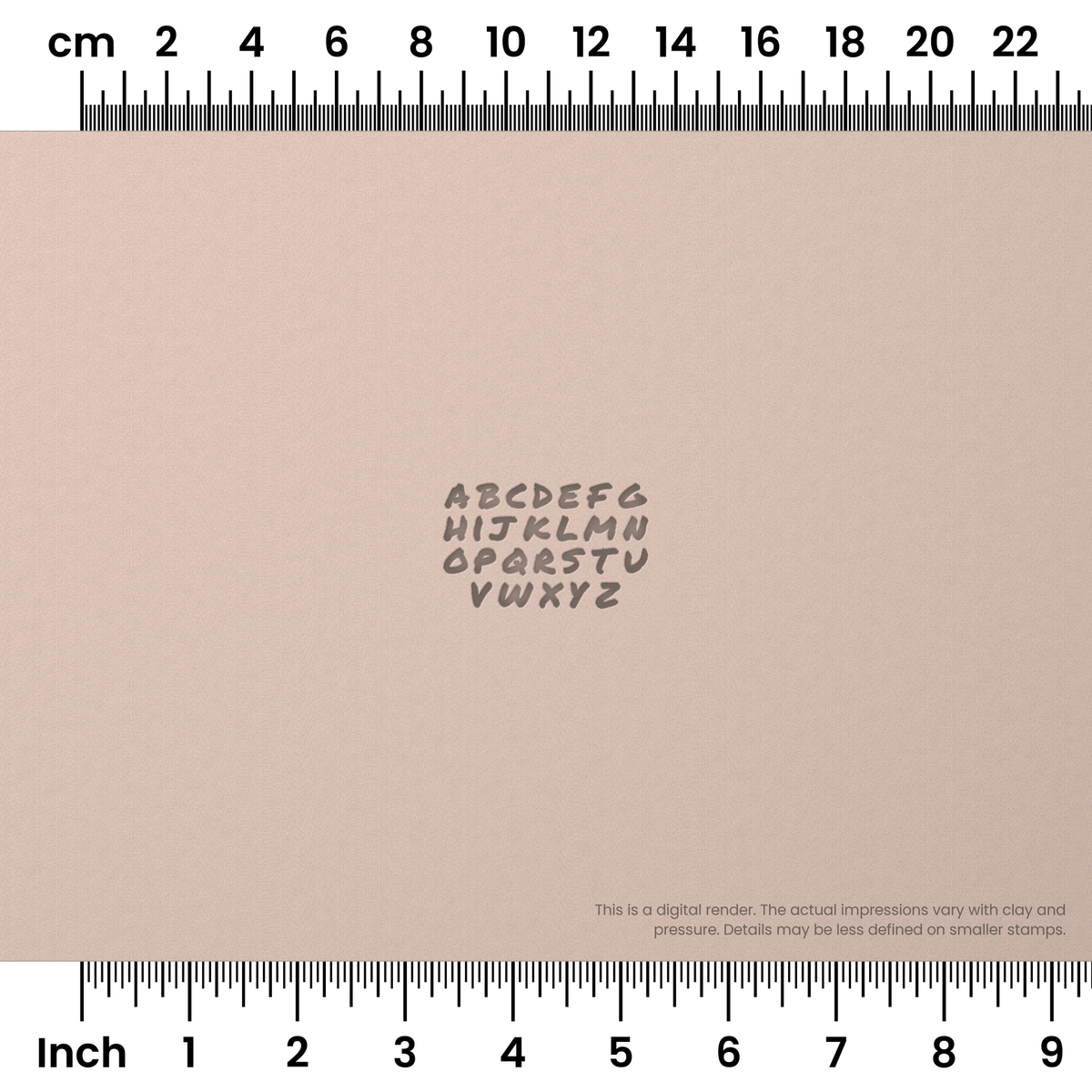 Permanent Marker | Lowercase | Alphabet Stamp Sets - Ceramind® Tools