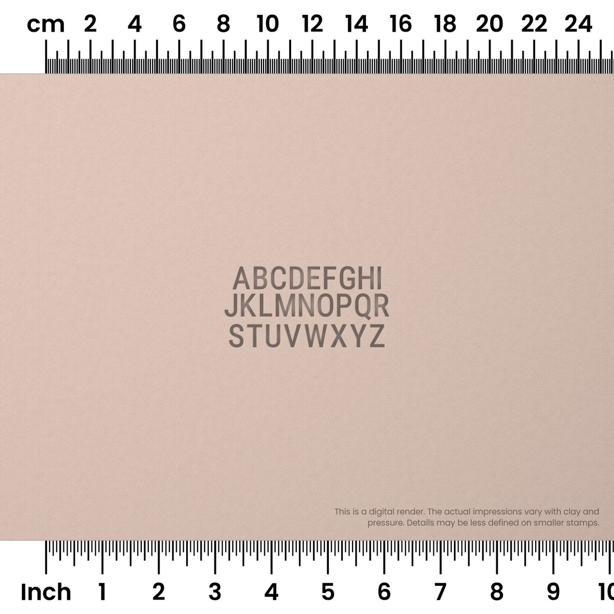 Roboto Condensed | All Caps | Alphabet Stamp Sets - Ceramind® Tools