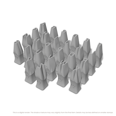 Roboto Condensed | All Caps | Alphabet Stamp Sets - Ceramind® Tools