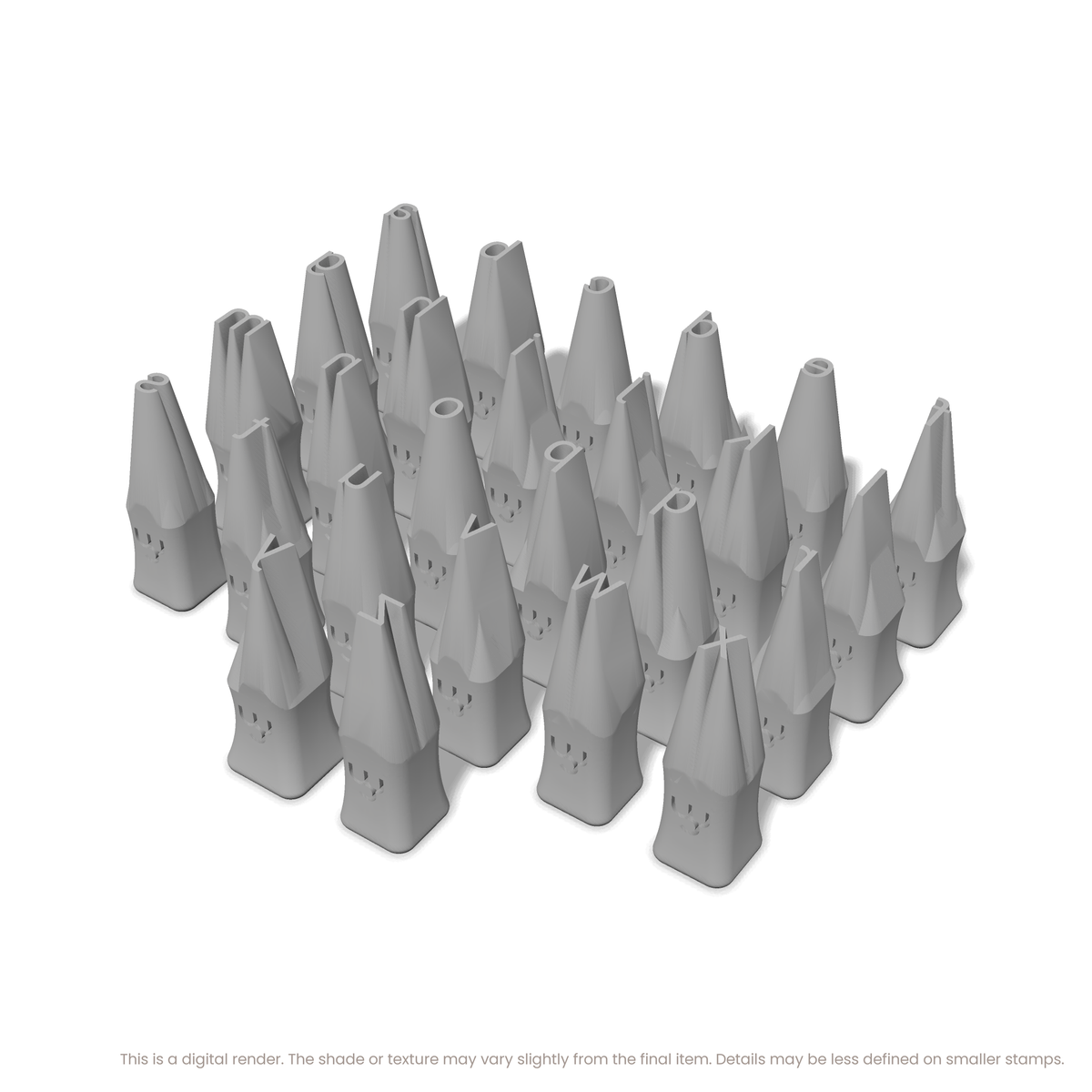 Roboto | Lowercase | Alphabet Stamp Sets - Ceramind® Tools