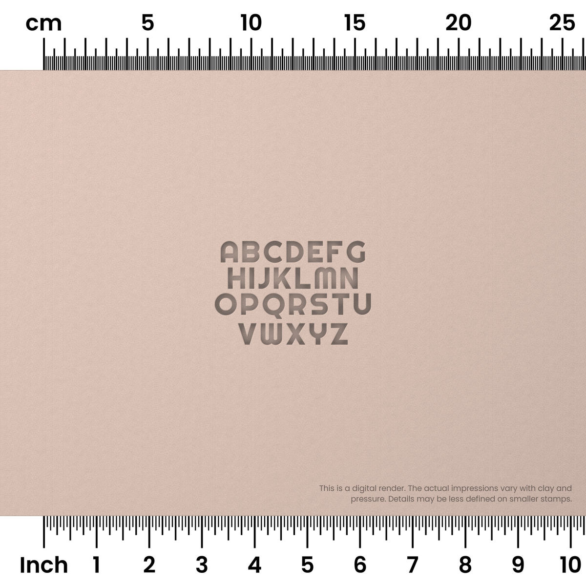 Righteous | All Caps | Alphabet Stamp Sets - Ceramind® Tools