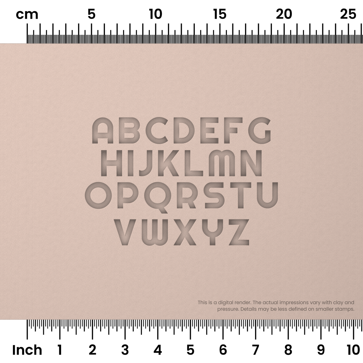 Righteous | All Caps | Alphabet Stamp Sets - Ceramind® Tools