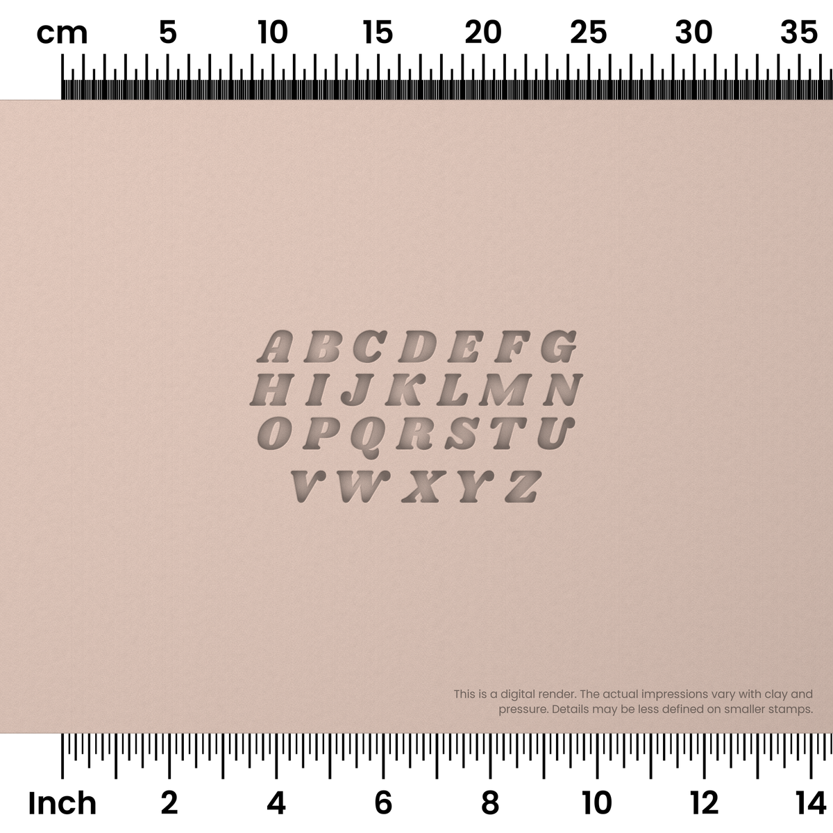 Shrikhand | All Caps | Alphabet Stamp Sets - Ceramind® Tools