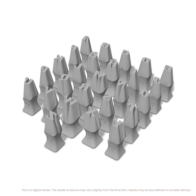 Shrikhand | All Caps | Alphabet Stamp Sets - Ceramind® Tools
