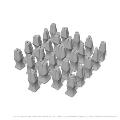 Shrikhand | Lowercase | Alphabet Stamp Sets - Ceramind® Tools