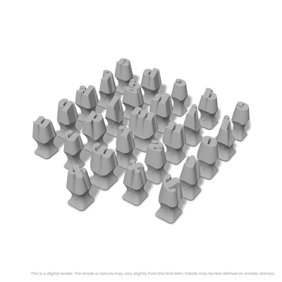 Shrikhand | Lowercase | Alphabet Stamp Sets - Ceramind® Tools