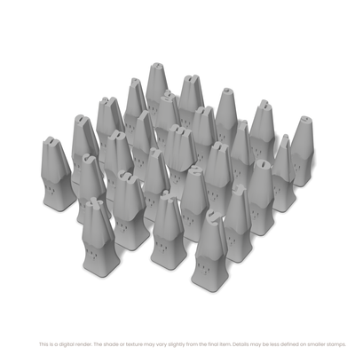 Shrikhand | Lowercase | Alphabet Stamp Sets - Ceramind® Tools