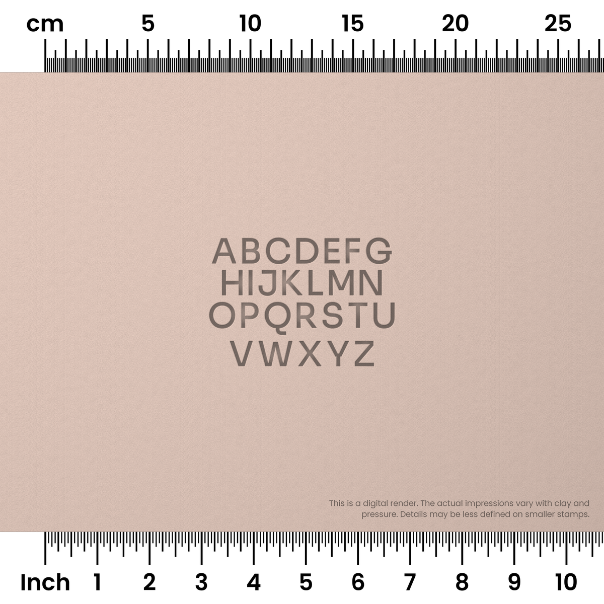 Sora | All Caps | Alphabet Stamp Sets - Ceramind® Tools