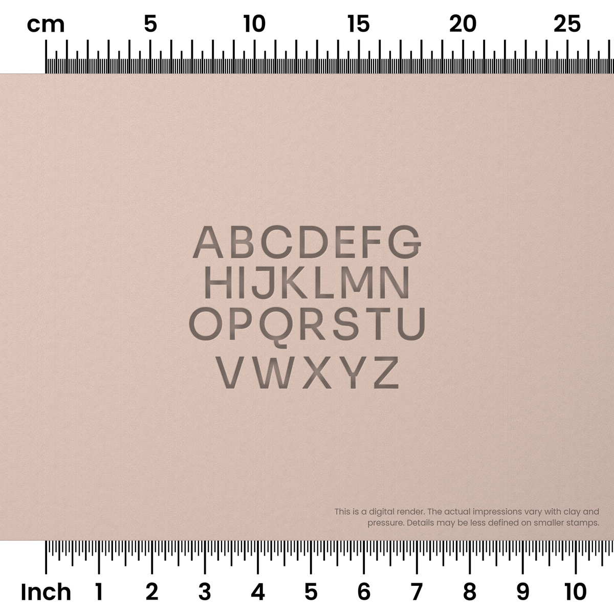 Sora | All Caps | Alphabet Stamp Sets - Ceramind® Tools
