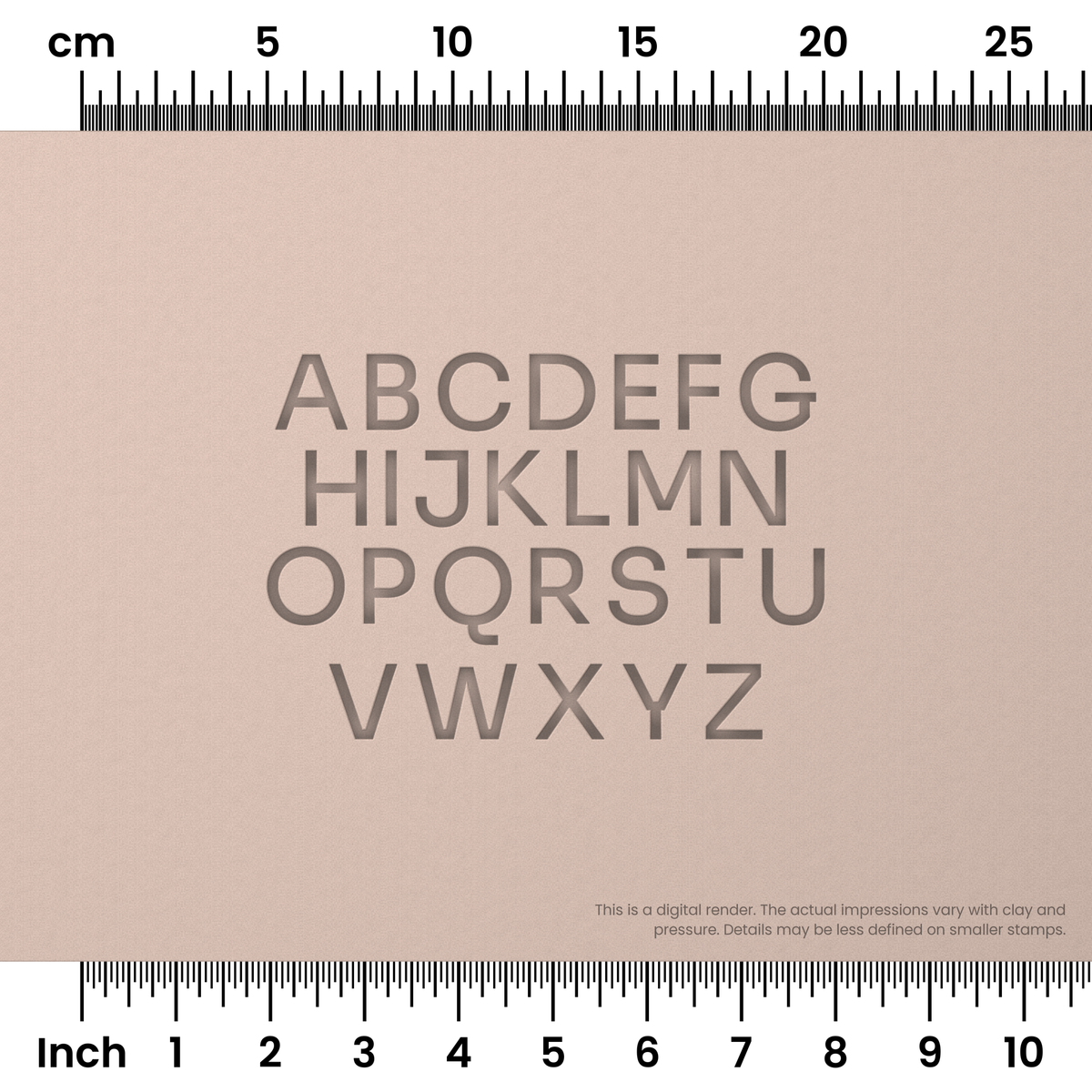 Sora | All Caps | Alphabet Stamp Sets - Ceramind® Tools