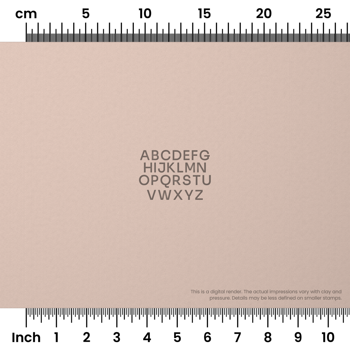 Sora | All Caps | Alphabet Stamp Sets - Ceramind® Tools