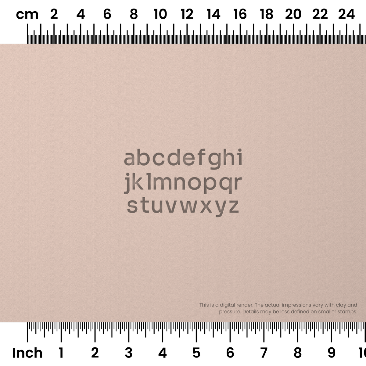 Sora | Lowercase | Alphabet Stamp Sets - Ceramind® Tools