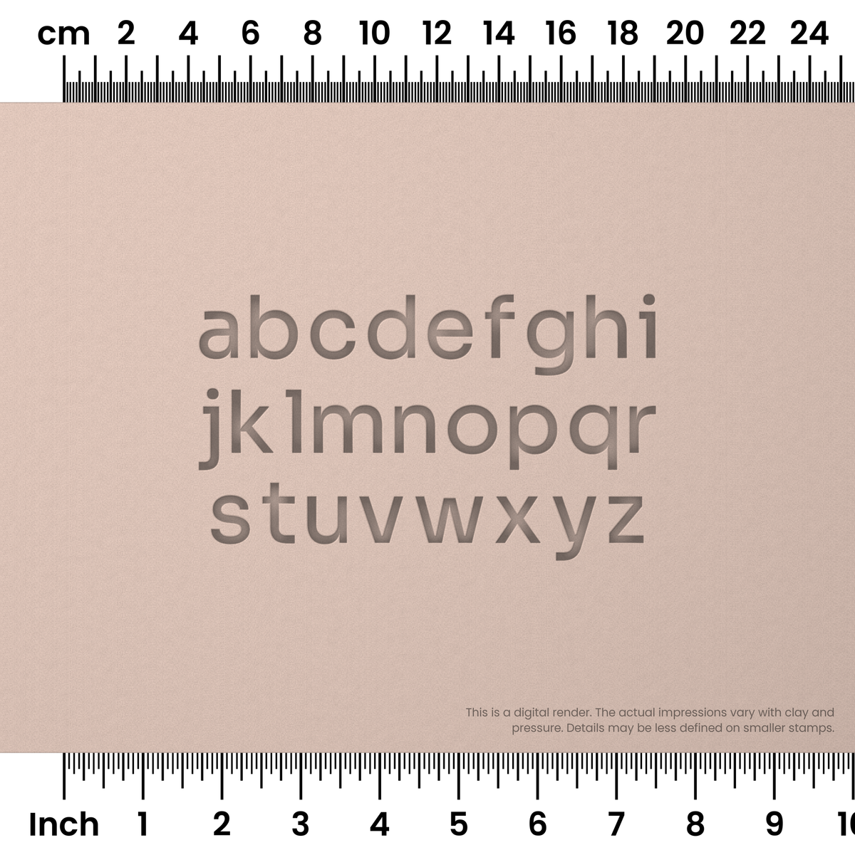 Sora | Lowercase | Alphabet Stamp Sets - Ceramind® Tools