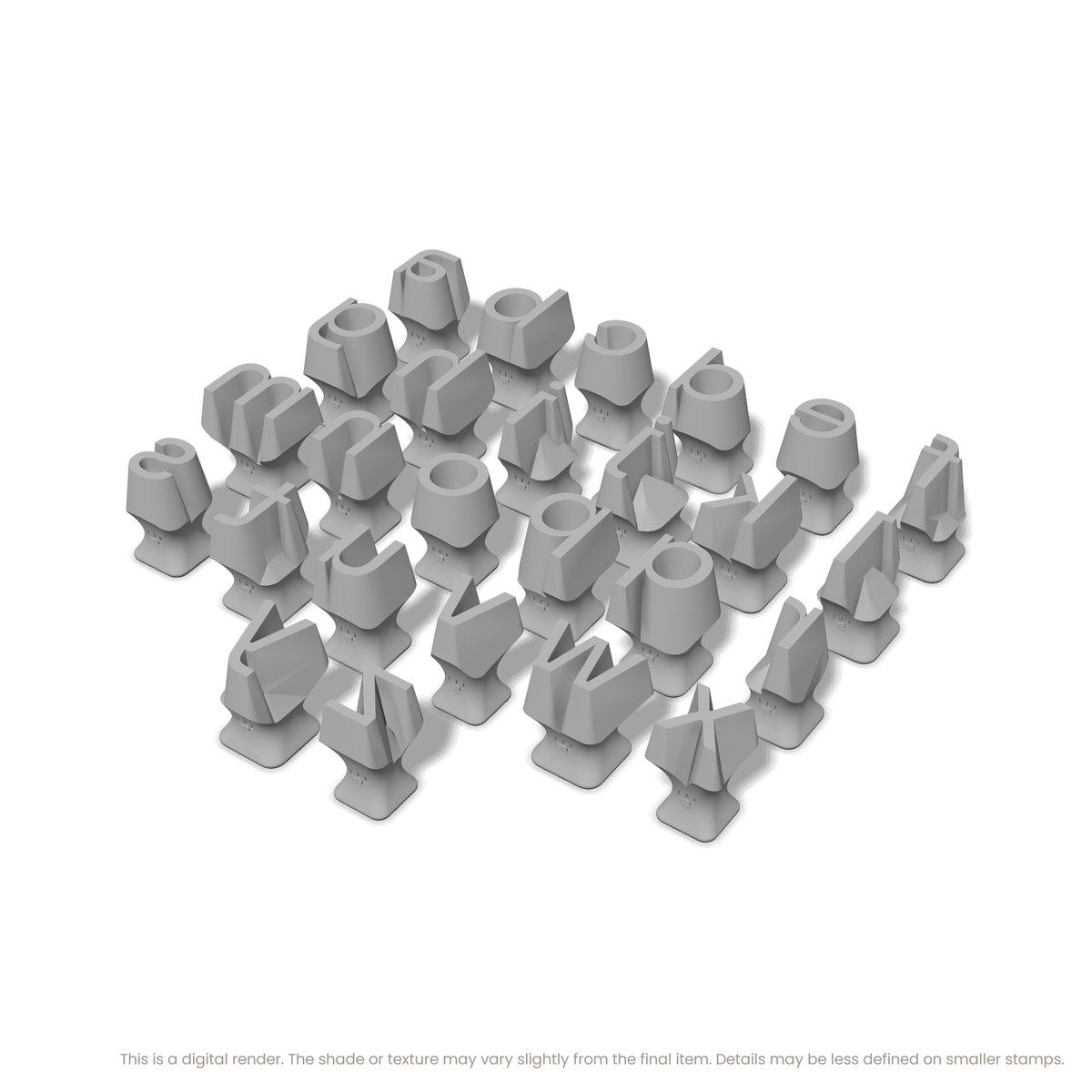 Sora | Lowercase | Alphabet Stamp Sets - Ceramind® Tools