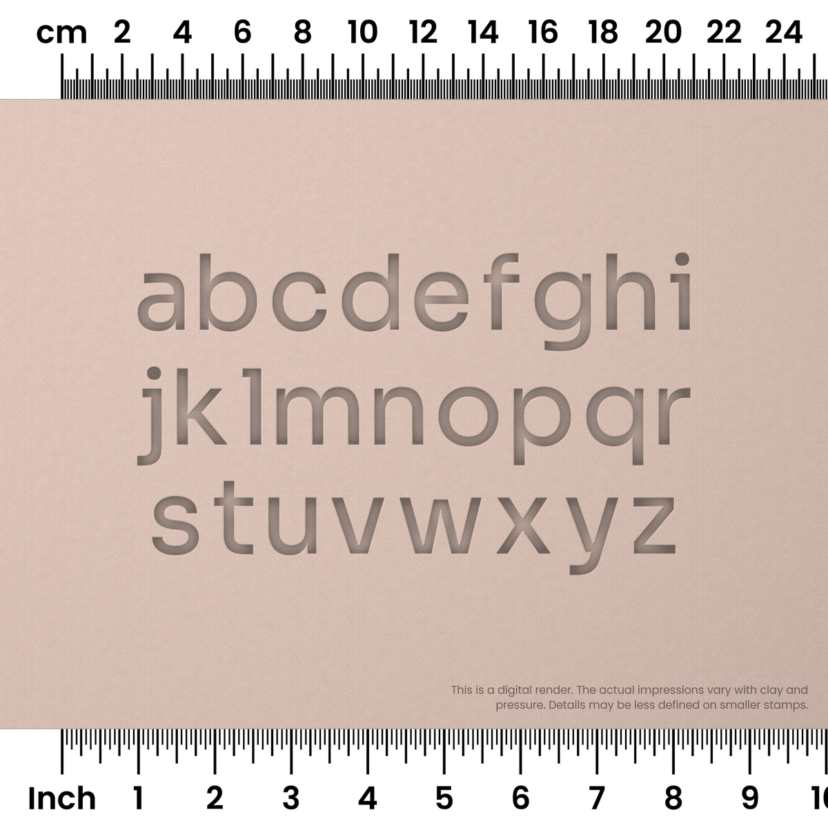 Sora | Lowercase | Alphabet Stamp Sets - Ceramind® Tools