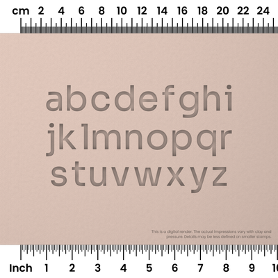 Sora | Lowercase | Alphabet Stamp Sets - Ceramind® Tools