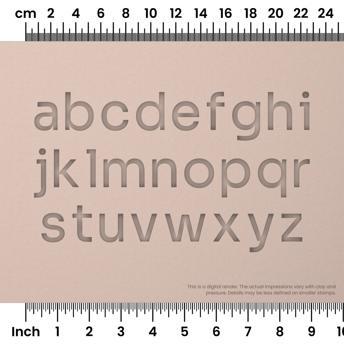 Sora | Lowercase | Alphabet Stamp Sets - Ceramind® Tools