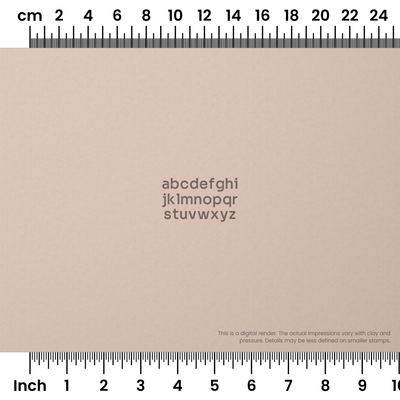 Sora | Lowercase | Alphabet Stamp Sets - Ceramind® Tools