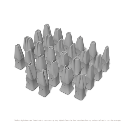 Sora | Lowercase | Alphabet Stamp Sets - Ceramind® Tools