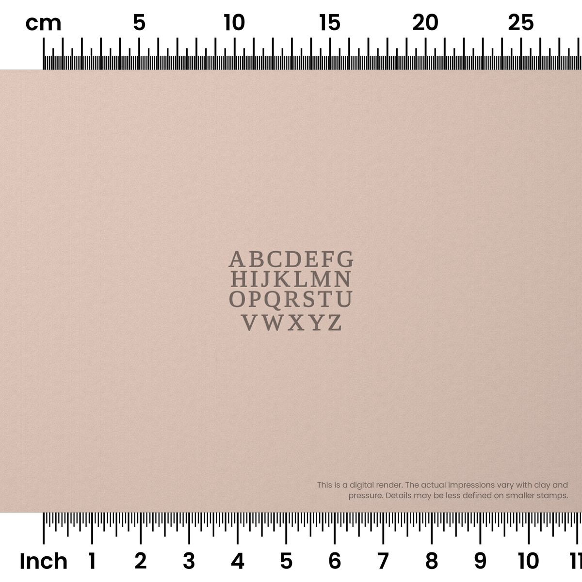 Tinos | All Caps | Alphabet Stamp Sets - Ceramind® Tools