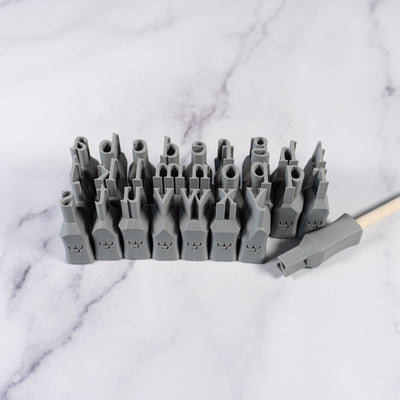 Alphabet Stamp Set | Lowercase | Times New Roman Font